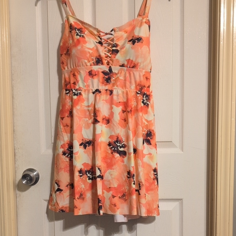 Torrid Floral Swim Dress